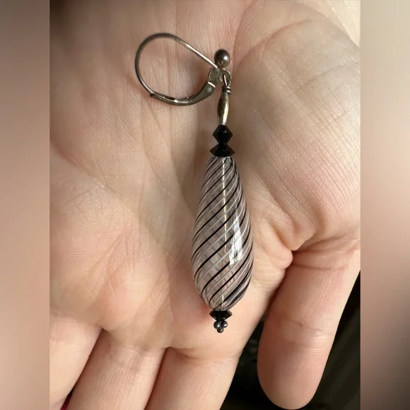 Vintage Murano Glass Earrings - Picture 2 of 2